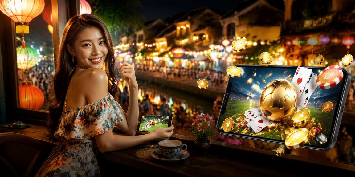 Trò chơi danh bài trên ứng dụng a123 tại Hội An